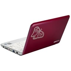 Medion AKOYA Mini E1210 10 Zoll Netbook (Intel Atom N270 1,6GHz, 1GB RAM, 160GB HDD, XP Home) dark raspberry pink mit Kristallen Medion AKOYA Mini E1210 10 Zoll Netbook (Intel Atom N270 1,6GHz, 1GB RAM, 160GB HDD, XP Home) dark raspberry pink mit Kristallen