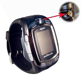 Unlocked Tri Band Wrist Watch GSM Cellphone with 1.3 Mpx Camera/Video/MP3/MP4 player/Sound recorder with Bluetooth Headset and Touch Screen