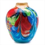 Decorative Floral Fantasia Beautiful Art Glass Vase