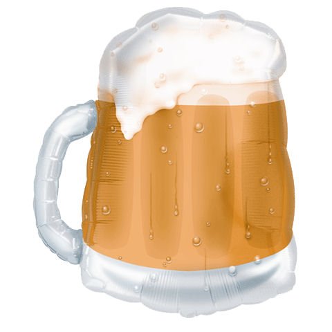 Transparent Frothy Beer in Beer Mug 23