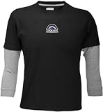 Colorado Rockies Youth Layered Long Sleeve Danger Tee