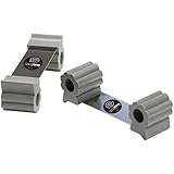 GTP Door Stopper - Revolutionary New Design Stops Door Movement Forward And Backward - Holds Doors Securely In Place - 2 Highest Quality Aluminum And Silicone Under Door Stops Per Pack - Ideal For Pet And Child Safety - Gives You Peace Of Mind