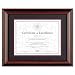 DAX Desk/Wall 11" x 14" Photo Frame, Rosewood/Black (N15786ST)