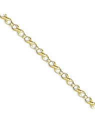 0.2 Carat 14K Gold Diamond Bracelet