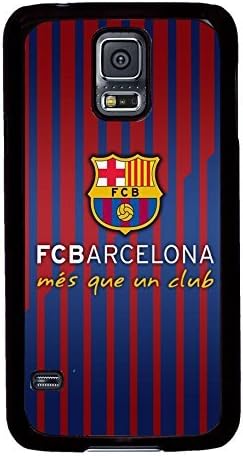 S5 Case, Galaxy S5 Case, Customize Fc-Barcelona LogoSamsung Galaxy S5 Hard PC Plastic Black Case Protective Shockproof Case Cover for New Galaxy S5