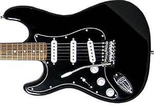 Benson Left Handed Stealth Black Electric Guitar And Amplifier Package