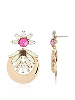 MAIOCCI Pendientes Dorado / Fucsia