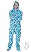 Footed Pajamas - Winter Wonderland Adult Hoodie Drop Seat Fleece