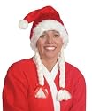 Santa Hats | Santa Hat with Pigtails