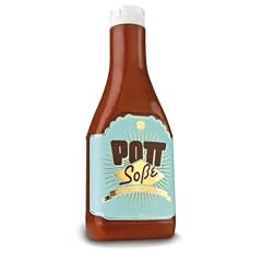 Pottso�e - Pommes im Gl�ck, W�rzso�e auf Ketchupbasis, Squeeze Plastikflasche, 500 ml, 2er Pack (2 x 500 ml)