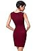 Belle Poque® Women's Sleeveless High Stretchy Bodycon Pencil Dress BP153