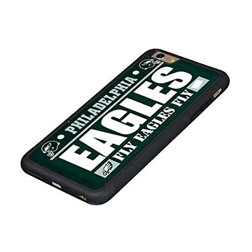 3CGear-iPhone 6 Plus/iPhone 6s Plus TPU Rubber Case Cover Skin for Philadelphia Eagles Fans,with Tempered Glass Screen Protector