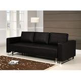 Lincoln Park Convertible - Sebu Collection (Dark Brown) (34.8"H x 90.9"W x 39"D)