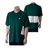 Mens Adidas Team Tee II - Forest Green/White