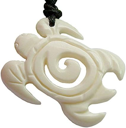 Gelivya Natural Jewelry Hand Carved Bone Pendant (ET7)