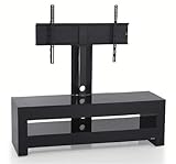 DEKA120H PREMIUM TV RACK MIT TV HALTER VON MOBÜLER SCHWARZ ODER WEIß HOCHGLANZ HOCHGLANZ TOP ANGEBOT