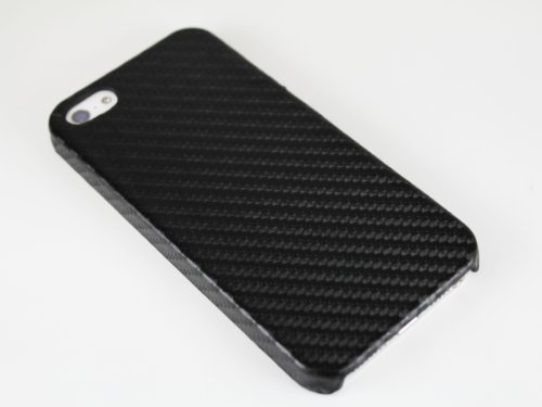 【高級感あるブラックカーボン】iPhone5 ブラックカーボンケース アイフォン5用 【BK】IP5-CARBON-BK
