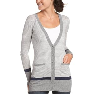 Splendid Womens Heathered Stripe Sweater