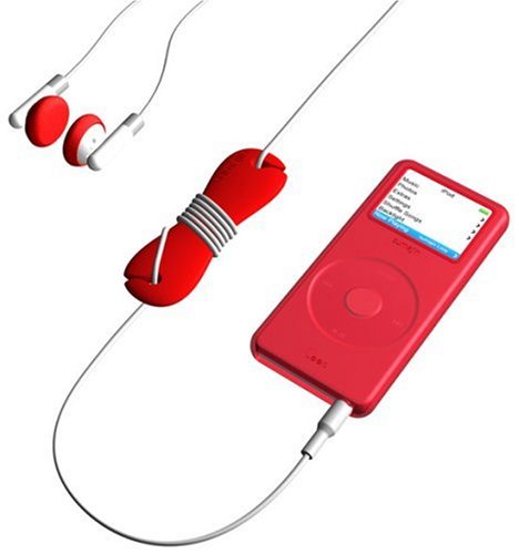 Sumajin Loop nano Starter Kit Red iPod nano シリコンケース／スマートラップ／ファンキーイヤーパッド／スクリーンフィルム／ストラップセット LSKN-RD