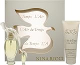 L'air du Temps by Nina Ricci for Women 3 Piece Set Includes: 1.7 oz Eau de Toilette Spray + 0.08 oz Eau de Toilette Miniature Collectible + 2.5 oz Perfumed Body Lotion