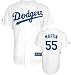 Russell Martin Jersey: Adult 2009 Majestic Home White Replica #55 Los Angeles Dodgers Jersey