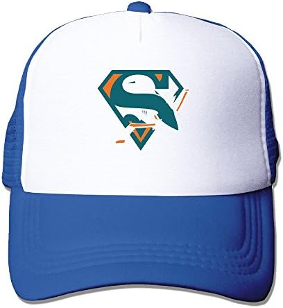 Sj Sharks With Super Man Quick Dry Material Mesh Caps