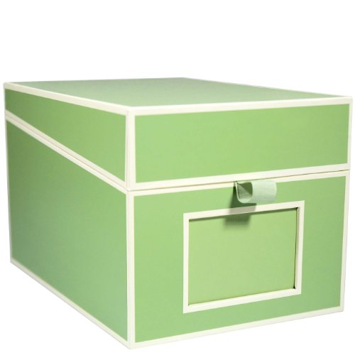 Semikolon Multimedia CD/DVD/Photo Storage Box, Lime Green (31812)