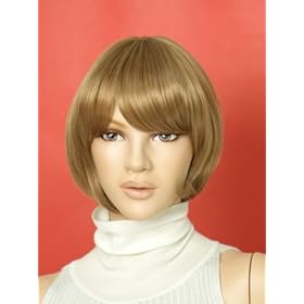 【クリックで詳細表示】【即日発送 土日祝除く】180℃耐熱フルウィッグ プルルンボブ ナチュラルブロンド ： 服＆ファッション小物通販 ｜ Amazon.co.jp