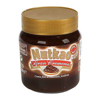 NUTKAO DARK CHOCOLATE BREAD SPREAD INTERNATIONAL FOOD FROM ITALY 12.35 oz