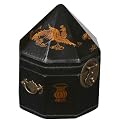 Pyramid Floral Gift Box - Black