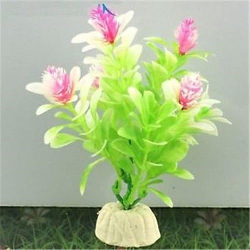 New Elegant Flower Grass Fish Tank Aquatic Simulation Plant Ornament Decor Set43