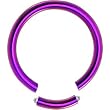 14 Gauge Purple Anodized Titanium Segment Ring