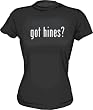 got hines? Logo Womens Babydoll tee Shirt in 6 Colors Small thru XL