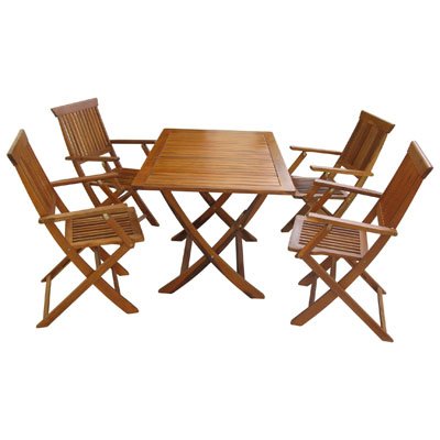 SITZGARNITUR 5tlg SYDNEY SITZGRUPPE Gartenmöbel w.TEAK FSC zertifiziert