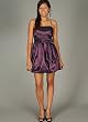 Bubble Pleated Bow Formal for Bridesmaid Formal Prom