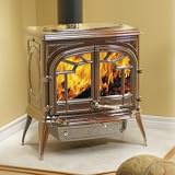 1600CP-1 Cast Iron Wood Burning Stove Painted Black Finish