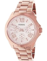 Fossil Womens AM4511 Cecile Analog Display Analog Quartz Rose Gold Watch