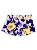 Verona - Little Girls Board Short, Multi Colored Flowers