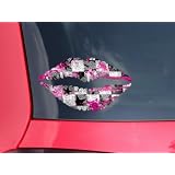 Lips Decal 9x5.5 Checker Skull Splatter by GearGraFX