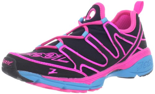 Zoot Women's Ultra Kalani 3.0 Running Shoe,Black/Pink Glow/Atomic Blue,7.5 M US On Sale