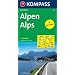 Kompass Panorama-Karten, Alpen