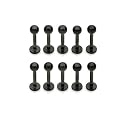 Piercing L�vre Labret Bille Acier Noir