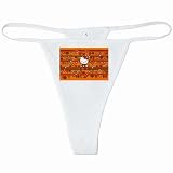 White Thong of Hello Kitty Autumn Leaves and Mushrooms