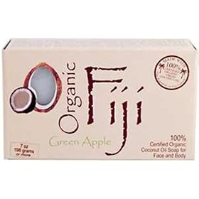 Organic Fiji, COCONUT OIL SOAP, GREEN APPLE - 240 GRM