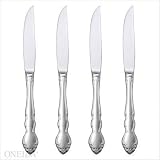 Oneida 32-20 Stainless Steel Dover 4 Piece Steak Knife Set