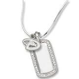 Arizona Diamondbacks 3/8â Sterling Silver Mini Dog Tag