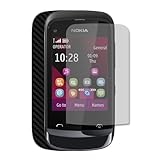 Skinomi TechSkin - Black Carbon Fiber Film Shield & Screen Protector for No ....