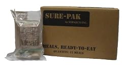 SurePak 12 MRE's- Meals ready to eat.