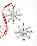 Holiday Lane Acrylic Snowflake, Set of 2