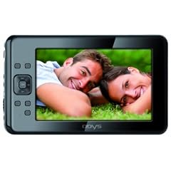 Odys Hype 23 cm (9 Zoll) Tragbarer Fernseher/Multimediaplayer (DVB-T, Kartenslot, USB 2.0) schwarz